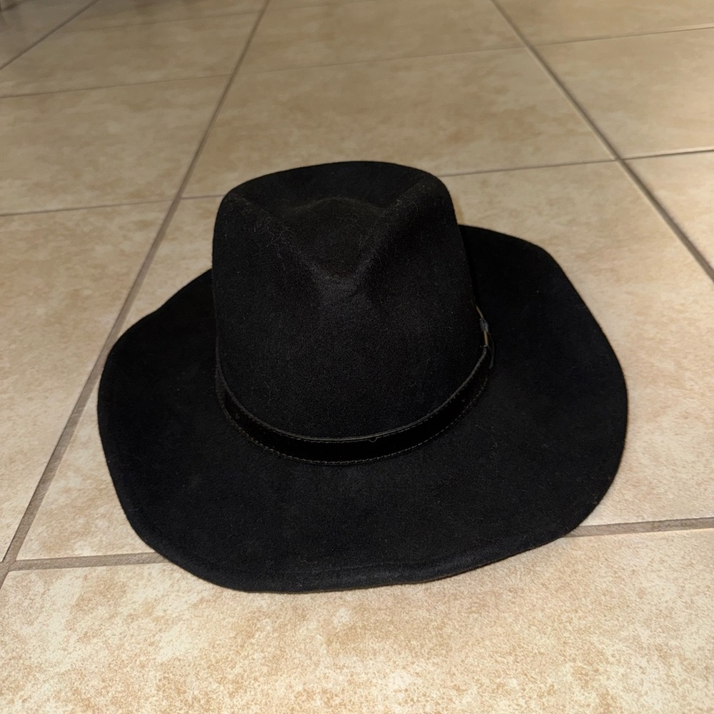 Twister Vintage OG Cowgirl Black 100% Wool Hat